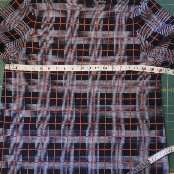 PENDLETON plaid merino wool 3/4 sleeve sweater - Picture 5 of 5